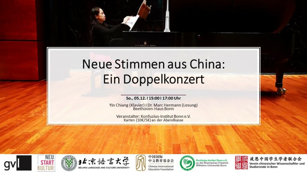 Plakat Neue Stimmen aus China Deutsch